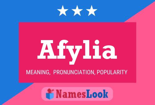 ملصق اسم Afylia