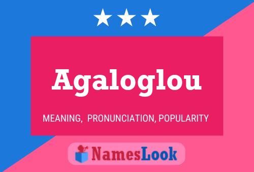 ملصق اسم Agaloglou