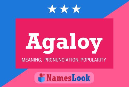 ملصق اسم Agaloy