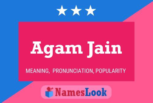 ملصق اسم Agam Jain