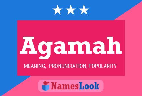 ملصق اسم Agamah