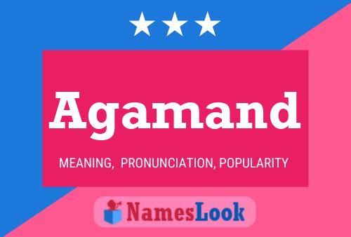 ملصق اسم Agamand