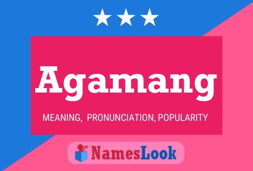 ملصق اسم Agamang