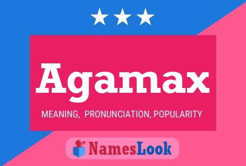 ملصق اسم Agamax