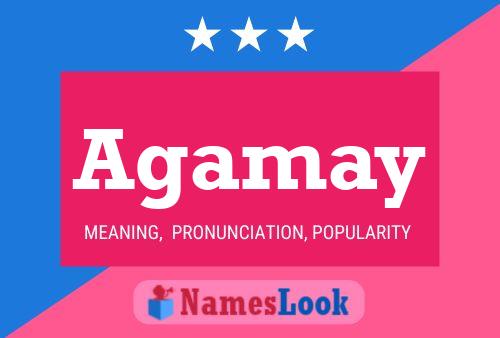 ملصق اسم Agamay