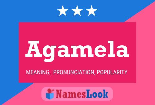 ملصق اسم Agamela