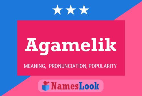 ملصق اسم Agamelik