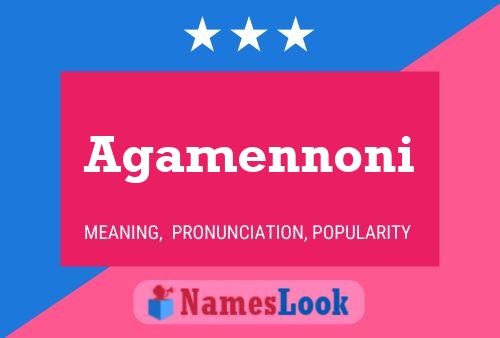 ملصق اسم Agamennoni