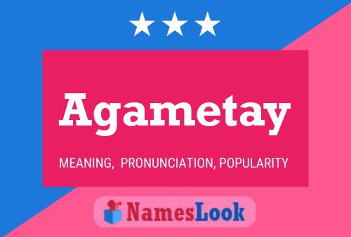 ملصق اسم Agametay