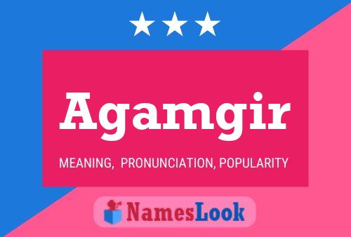 ملصق اسم Agamgir