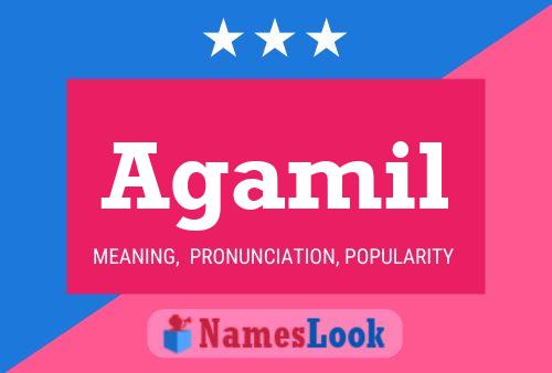 ملصق اسم Agamil