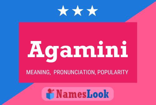 ملصق اسم Agamini