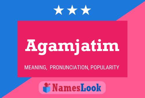 ملصق اسم Agamjatim