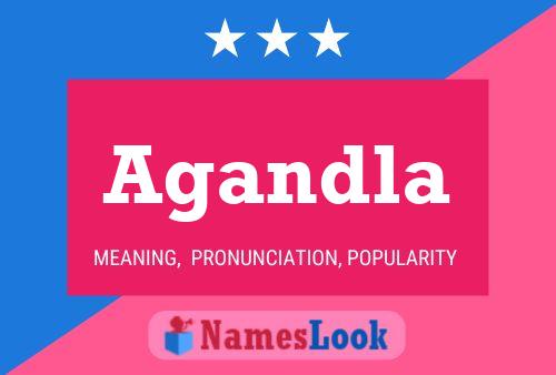 ملصق اسم Agandla