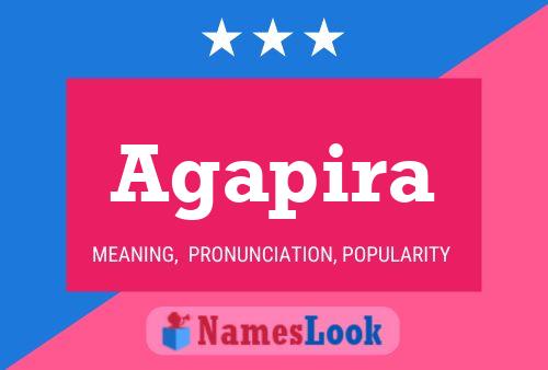 ملصق اسم Agapira