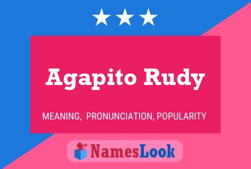 ملصق اسم Agapito Rudy