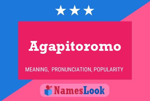 ملصق اسم Agapitoromo