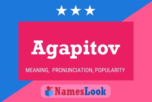 ملصق اسم Agapitov