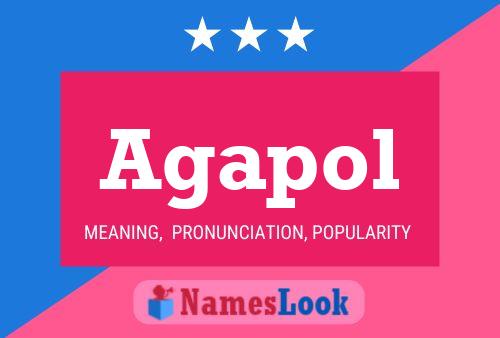 ملصق اسم Agapol