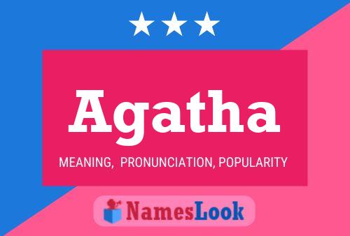 ملصق اسم Agatha