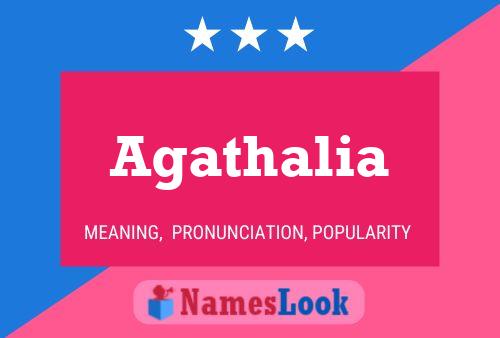 ملصق اسم Agathalia