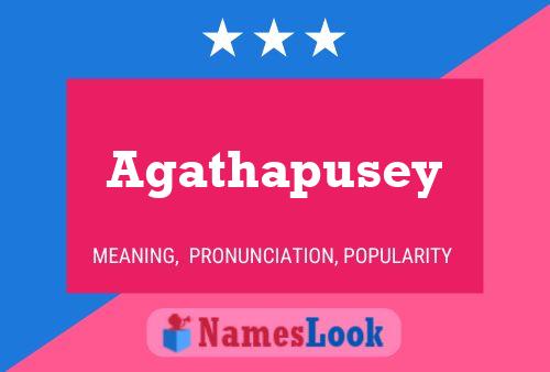 ملصق اسم Agathapusey