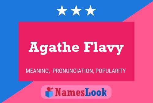 ملصق اسم Agathe Flavy