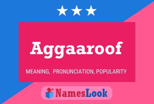 ملصق اسم Aggaaroof