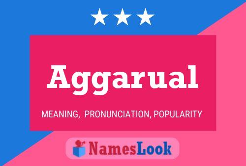 ملصق اسم Aggarual