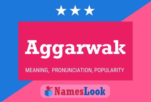 ملصق اسم Aggarwak