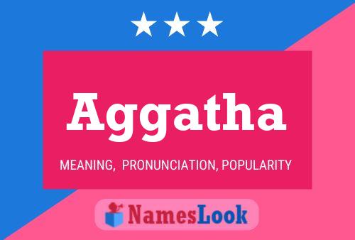 ملصق اسم Aggatha