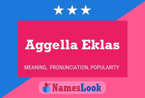 ملصق اسم Aggella Eklas