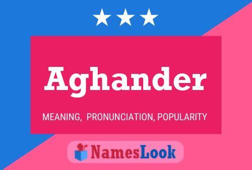 ملصق اسم Aghander