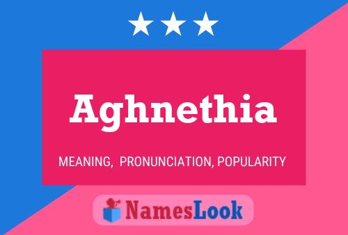 ملصق اسم Aghnethia