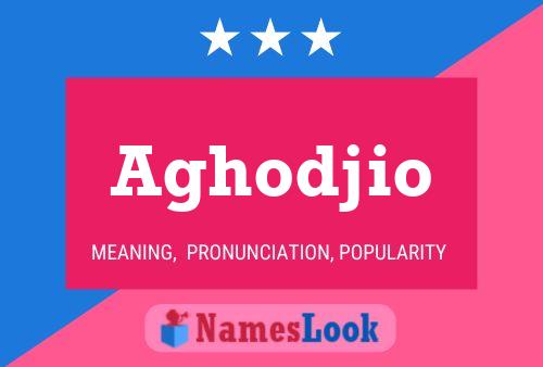 ملصق اسم Aghodjio