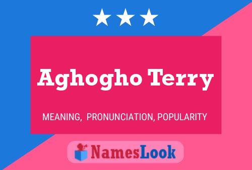 ملصق اسم Aghogho Terry