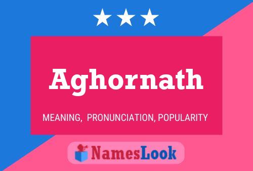 ملصق اسم Aghornath