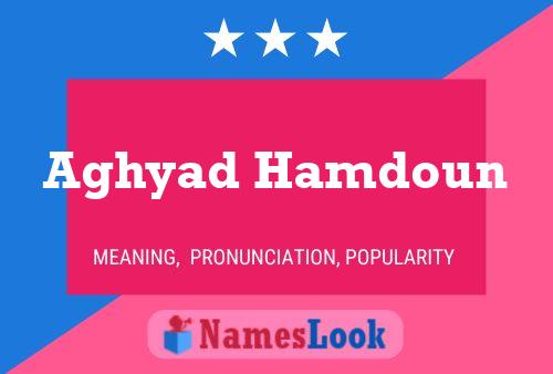 ملصق اسم Aghyad Hamdoun