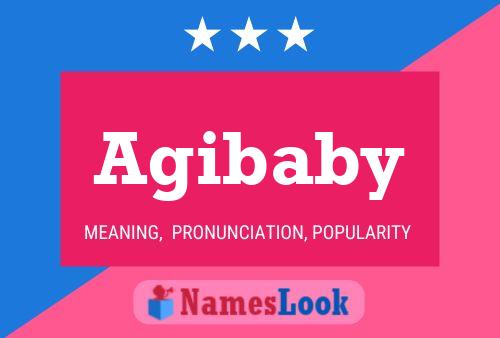 ملصق اسم Agibaby