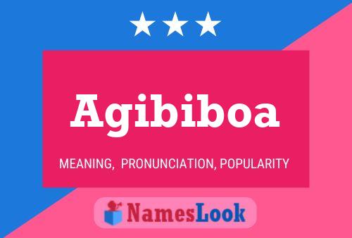 ملصق اسم Agibiboa