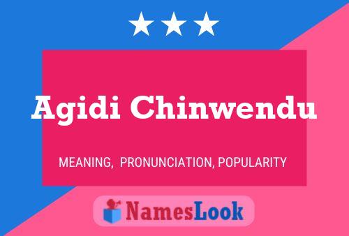 ملصق اسم Agidi Chinwendu