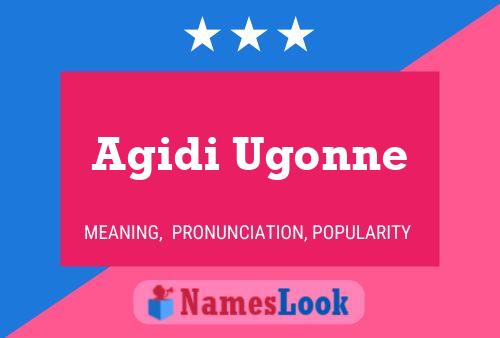 ملصق اسم Agidi Ugonne