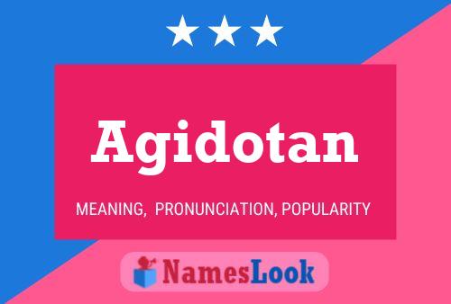 ملصق اسم Agidotan