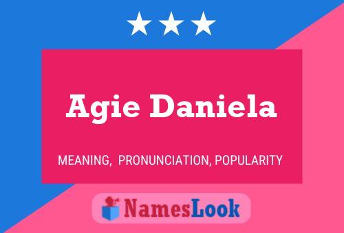 ملصق اسم Agie Daniela