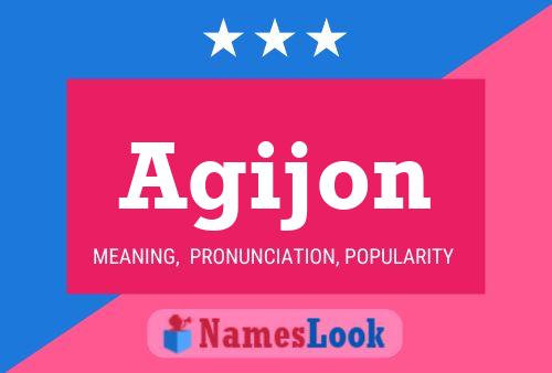 ملصق اسم Agijon