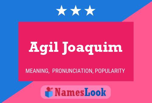 ملصق اسم Agil Joaquim