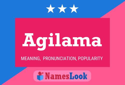 ملصق اسم Agilama