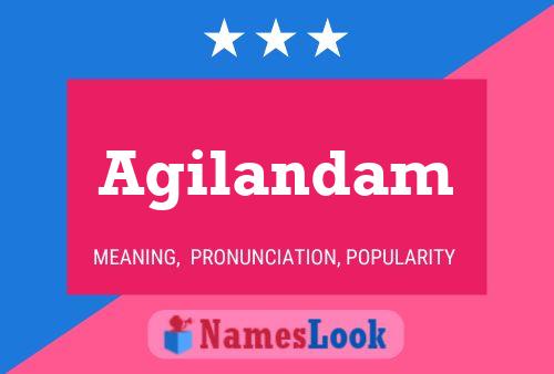 ملصق اسم Agilandam