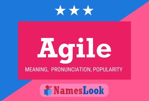 ملصق اسم Agile