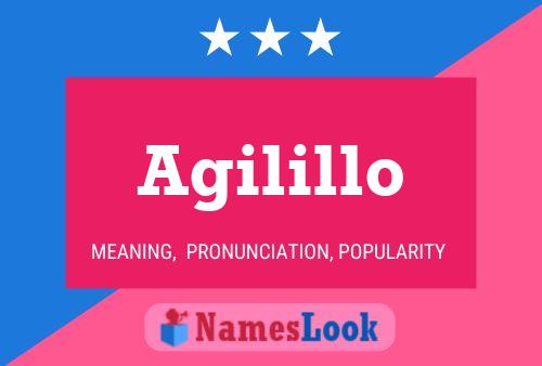 ملصق اسم Agilillo